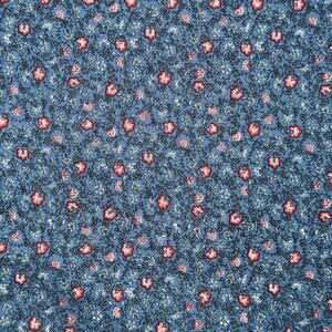 Blue Floral Vines Cotton Fabric Print | Empire Line by Fabric Freedom - 1/2 Yard